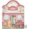 Little Dutch knižka so samolepkami dom rosa