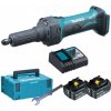 Makita DGD800RTJ Aku přímá bruska Li-ion LXT 18V/5,0Ah,Makpac