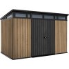 Záhradný domček Keter PENT Signature 11x7 Vertical brown, s podlahou, 610680