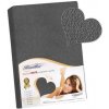 Bellatex froté plachta čierna 160x200