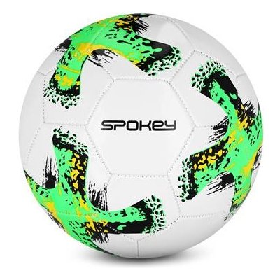 Spokey GOAL Futbalová lopta veľ. 5, bielo-zelená
