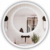 Zrkadlo Stylowelustro okrúhle LED 80 cm s dotykovým vypínačom