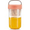 Lékué svačinový box Jar To Go 600 ml tyrkysový