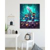 ZUTY Obrazy na stenu - Strážcovia pokladov Minecraft Rámovanie: bez rámu a bez vypnutia plátna, Rozmer: 40x50 cm