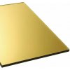 Akryl pre laserové spracovanie 300 x 200 x 3 mm - Zrkadlové plexisklo, zlaté