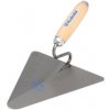 KUBALA KU0805 Lžíce ocel trojúhelník, 220 x 215 mm, tl. 1,2 mm, dřevěná rukojeť