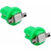 AUTOLAMP LED 12V (2W) B8,5d zelená 1x 5050