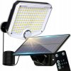 Pouličná lampa Heckermann 300 W 9000 lm, napájanie z batérie, solárne napájanie