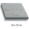 Semmelrock Lusso Tivoli 30x30x4,5cm, Farby strieborno-sivá