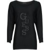 Guess Svetre AMELIE BAT SLEEVE Čierna