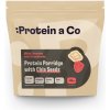 Protein&Co Proteínová kaša s chia 480 g Zvoľ príchuť: Jahoda s bielou čokoládou