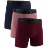 Under Armour Perf Tech Cotton 6in 3 Pack - Maroon Mist Heather - men´s XXXL