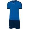 Futbalový set dres + šortky Givova Kit Revolution, kráľovsky modrá / čierna Veľkosť: M