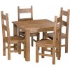 IDEA Jedálenský stôl 92x92 + 4 stoličky EL DORADO dub antik