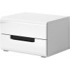Bývaj s nami SK, TOKHER 22 nočný stolík, biela/biely lesk 2498AJ22 LTD