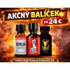 Poppers Akčný balíček 3 ks – Berlin Hard 24 ml + FIST Extra Pure 24 ml + El Toro Black Label 25 ml