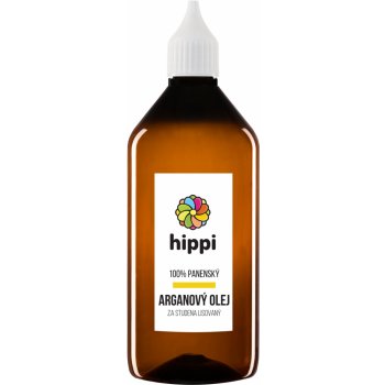 Hippi Organic Moroccan Argan Oil - 100% Bio arganový olej na vlasy a pleť 200 ml