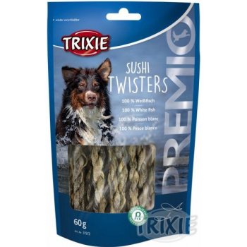 Trixie Premio SUSHI TWISTERS Light 100% rybie vrkoče 60g