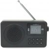 Nedis RDFM2225BK - FM Rádio | 2 W | Napájanie Accu / Napájanie z USB | Digitálne | 2 W | Veľkosť obrazovky: 1.77 