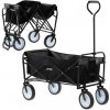 Záhradný sklápací vozík - čierny 116x54x90cm 62383 WOZ2426