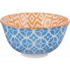 Butlers ORNAMENTS Miska 240 ml - modrá/oranžová