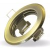 Svietidlo bodové 50W 12V antická zlatá (rám) 60-70mm výrez DEL1094 deLux