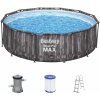 BESTWAY Steel Pro Max Bazén 366 x 100 cm, kartušová filtrácia 5614X