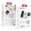 Bezdrôtová nabíjačka Forcell F-Energy Mag Mirror 15W 3 In 1 Wireless Charger s MagSafe / Apple Watch / Samsung Galaxy Watch / Airpods Pink