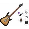 Cort KX300 Premium SET Open Pore Raw Burst Elektrická gitara