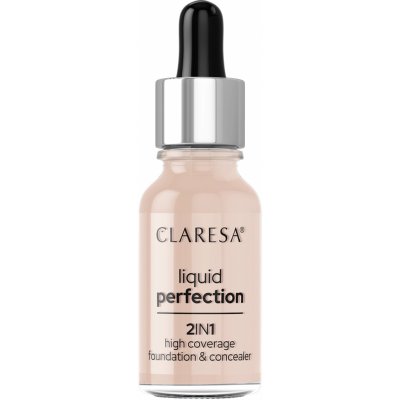 Claresa Liquid Perfection Korektor a krycí make-up 2v1 103 Cool Medium 18 g