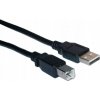 Impuls-PC USB-A - USB-B kabel 3 m černý (USB 2.0 3m pb)