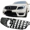PROTEC Přední maska Mercedes W204 PANAMERICANA černá lesklá