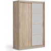 Wilsondo Šatníková skriňa so zrkadlom Marios 140x215x61 - dub sonoma