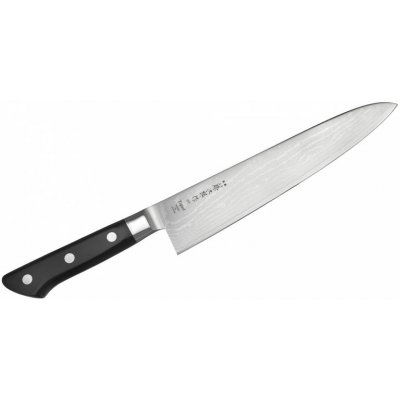 Nož šéfkuchára z nehrdzavejúcej ocele TOJIRO DP37 MICRA ČIERNY 21 cm