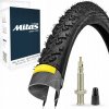 Sada cyklistických pneumatík BLACK Rock On - 28x1 3/8 35-622 mm + pneumatika MITAS -