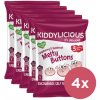 KIDDYLICIO US Gombíky ovocno-zeleninové malina s repou 4 x 6 g