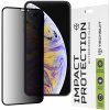 Techsuit 111D Privacy Celoplošné ochranné sklo s plným lepidlom pre iPhone XS Max / 11 Pro Max - Čierne