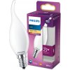 LED žiarovka E14 sviečka BA35 2,2W = 25W 250lm 2700K teplá biela FILAMENT LED Classic Philips