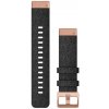Garmin Nylonový remienok QuickFit 20, Heathered Black/ Rose Gold Materiál: Nylón Náhradný remienok na Garmin hodinky QuickFit