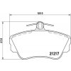 Sada brzdových platničiek kotúčovej brzdy BREMBO P 86 010
