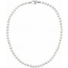 EVOLUTION GROUP 22002.1 strieborný perlový náhrdelník (Ag925/1000, 18,0 g)