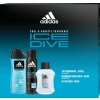 Adidas Ice Dive voda po holení 50 ml + sprchový gel 250 ml + deodorant sprej 150 ml darčeková sada