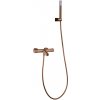 Imex BTM039-4ORC MONZA temostatická vaňová batéria + sprchový set kartáčované ružové zlato