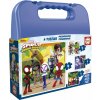 EDUCA Puzzle v kufríku Spidey a jeho úžasní priatelia 4v1 (6,9,12,16 dielikov)