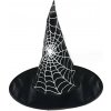 klobúk Čarodejnice/Halloween s pavučinou