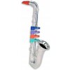 STRIEBORNÝ SAXOFÓN BONTEMPI 4 TÓNY, DĹŽKA 36,5 cm - PRE VÝUKU A HRU