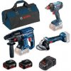 BOSCH GBH 180-LI + GWS 180-LI + GDX 180-LI 0615990M5G