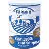 Sokol Falco FARMKA CAT kusy lososa v hovädzom 400 g
