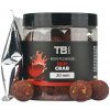 Dipované boilie TB Baits Boosted Red Crab, 120 g priemer 20 mm
