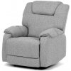 TV-4088 SIL2, TV a relaxačné kreslo, manuálne polohovanie, poťah svetlo šedá látka